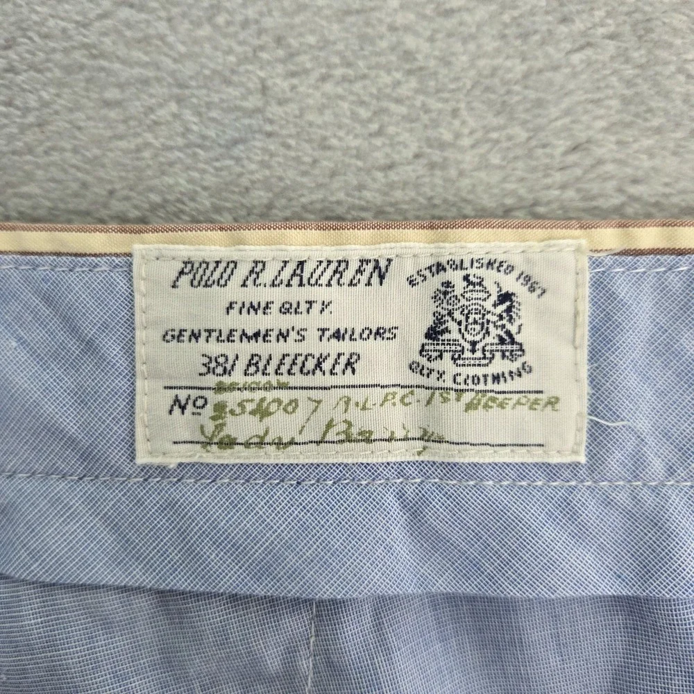 Polo Ralph Lauren 381 Bleeker Seersucker Shorts Men 35 Brown Striped Classic Fit